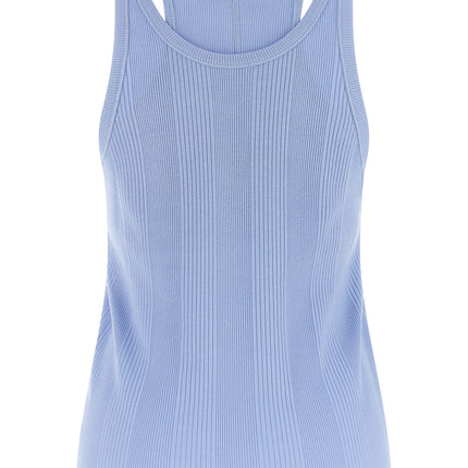 Armarium Blue Cotton Sleeveles T-Shirt
