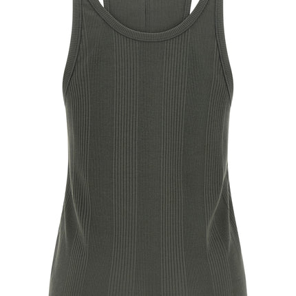 Armarium Gray Cotton Sleeveles T-Shirt