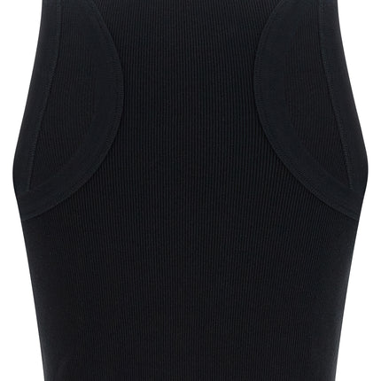 Givenchy Black Cotton Sleeveles T-Shirt