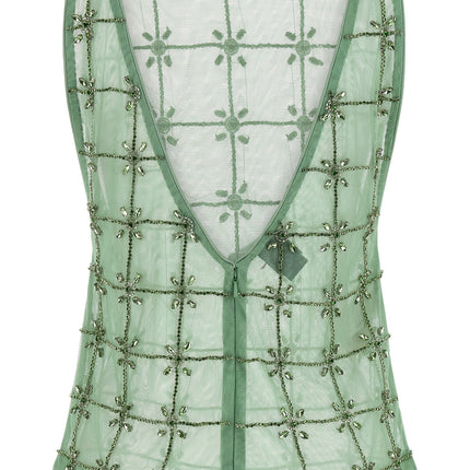 PINKO Bicolor Polyester Tank Tops