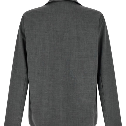 Herno Gray Polyester Full-Length Jacket