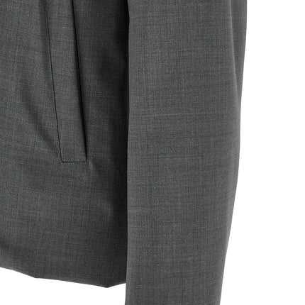 Herno Gray Polyester Full-Length Jacket