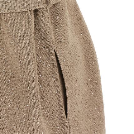Brunello Cucinelli Beige Cotton Cardigan