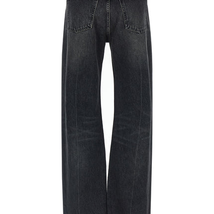 Armarium Black Cotton Straight-Leg Jeans