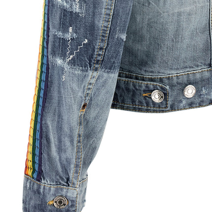 Dsquared² Blue Cotton Denim Jacket