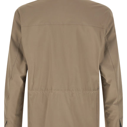 Herno Beige Polyamide Full-Length Jacket