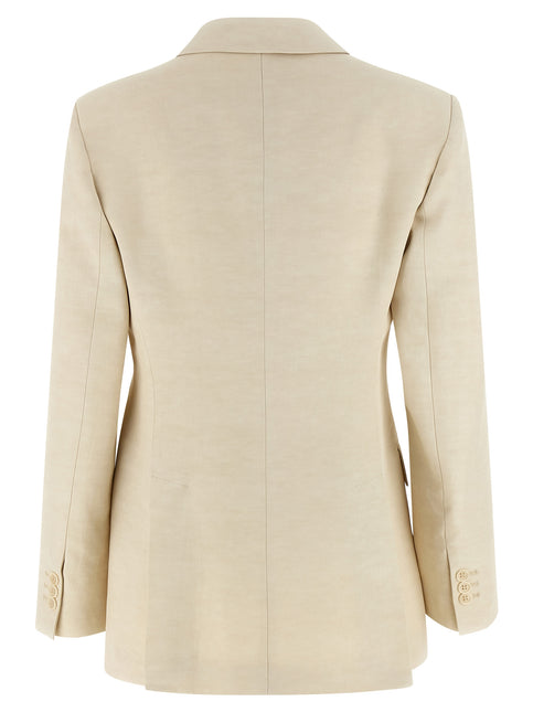 P.A.R.O.S.H. Beige Viscose Blazer
