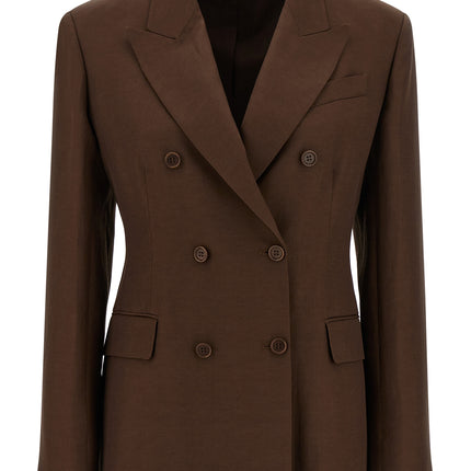 P.A.R.O.S.H. Brown Viscose Blazer