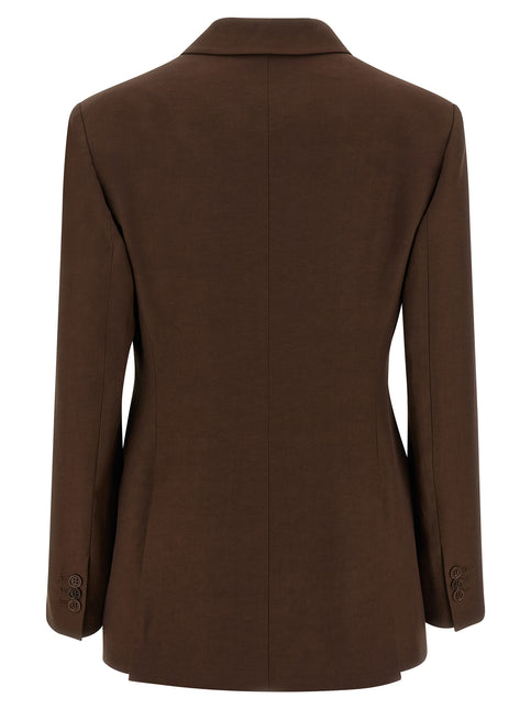 P.A.R.O.S.H. Brown Viscose Blazer