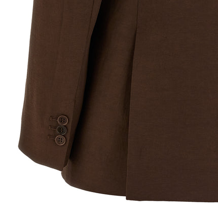 P.A.R.O.S.H. Brown Viscose Blazer