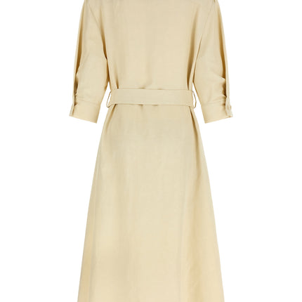 P.A.R.O.S.H. Beige Viscose Long Dress