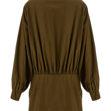7 For All Mankind Brown Cotton Short Dress