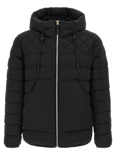 Mackage Black Nylon Full-Length Jacket