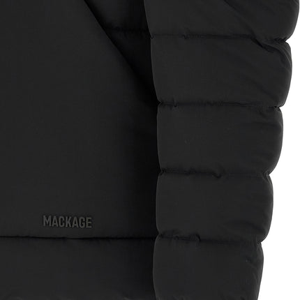Mackage Black Nylon Full-Length Jacket