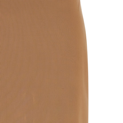 Armarium Beige Polyamide Midi Skirt