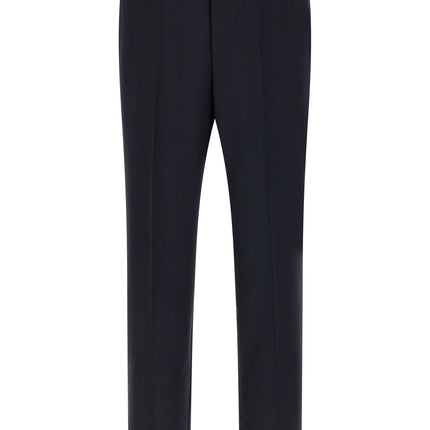 Marni Blue Virgin Wool Casual Pants
