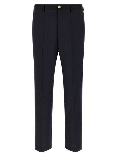 Marni Blue Virgin Wool Casual Pants