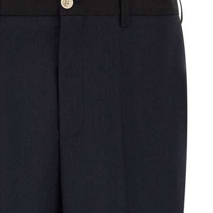 Marni Blue Virgin Wool Casual Pants