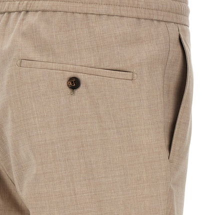 Incotex Beige Virgin Wool Casual Pants