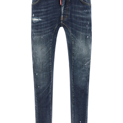 Dsquared² Blue Cotton Jeans Denim