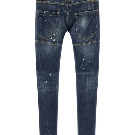 Dsquared² Blue Cotton Jeans Denim