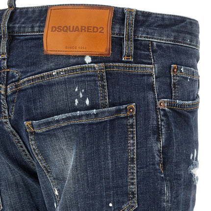Dsquared² Blue Cotton Jeans Denim