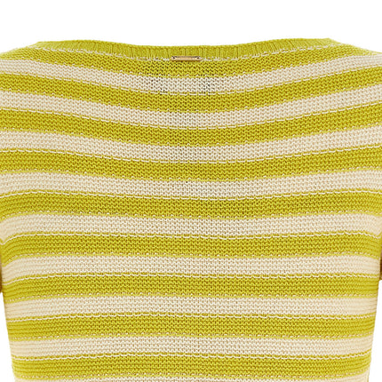 Twinset Bicolor Cotton Cardigan