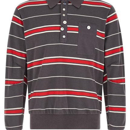 Undercover Gray Cotton Polo Shirt