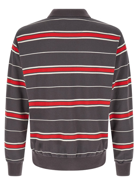 Undercover Gray Cotton Polo Shirt