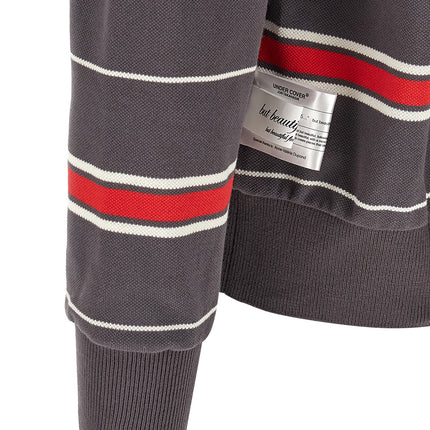 Undercover Gray Cotton Polo Shirt
