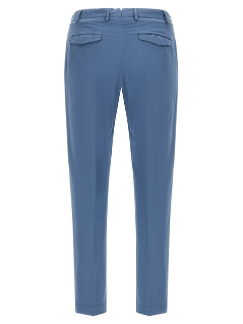 PT Torino Blue Cotton Casual Pants