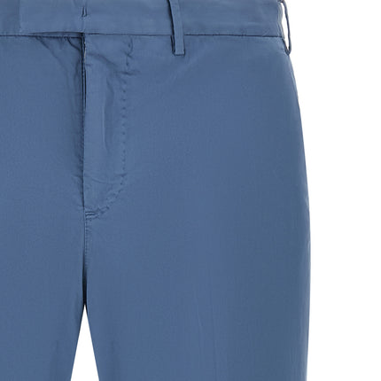 PT Torino Blue Cotton Casual Pants