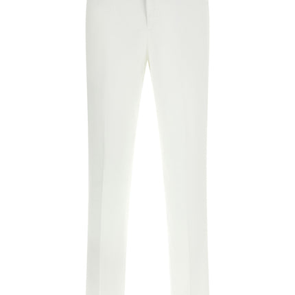 PT Torino White Cotton Dress Pants