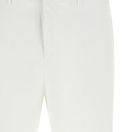 PT Torino White Cotton Dress Pants