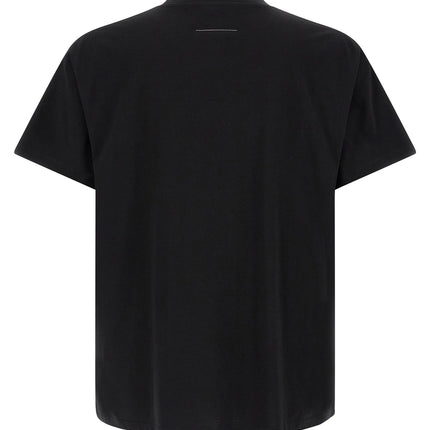 MM6 Maison Margiela Black Cotton T-Shirt