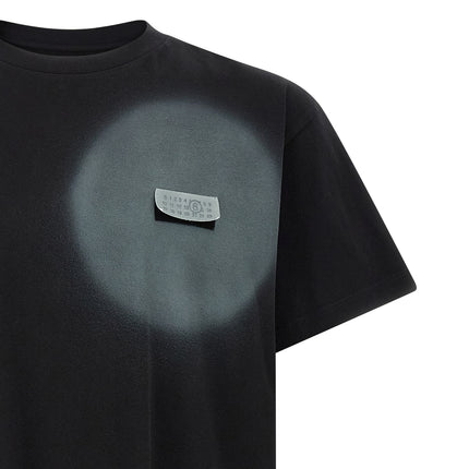 MM6 Maison Margiela Black Cotton T-Shirt