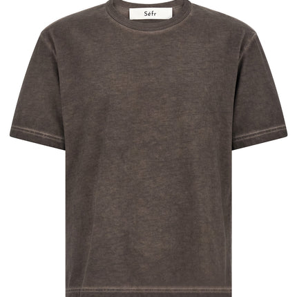 SÉFR Gray Cotton T-Shirt