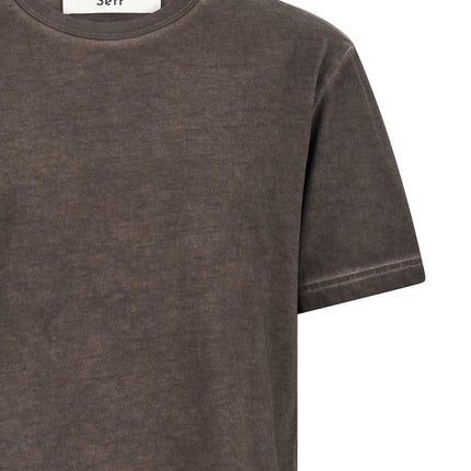 SÉFR Gray Cotton T-Shirt