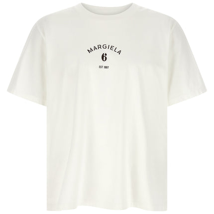 MM6 Maison Margiela White Cotton T-Shirt