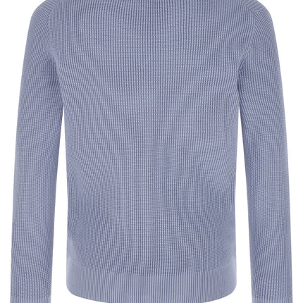 Ballantyne Blue Cotton Cardigan