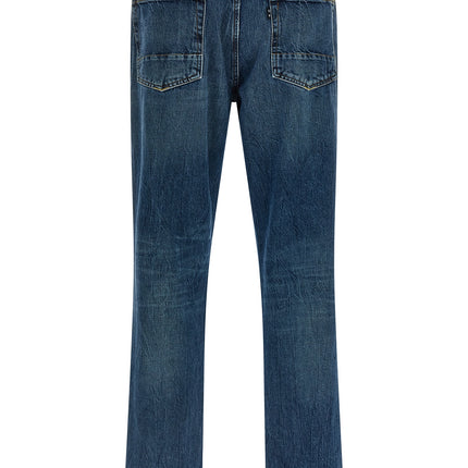 Department 5 Blue Cotton Straight-Leg Jeans