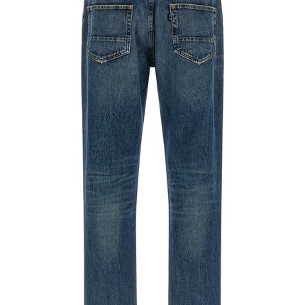 Department 5 Blue Cotton Straight-Leg Jeans