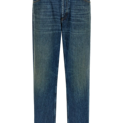 Department 5 Blue Cotton Straight-Leg Jeans