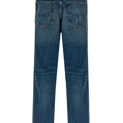 Department 5 Blue Cotton Straight-Leg Jeans