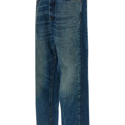 Department 5 Blue Cotton Straight-Leg Jeans
