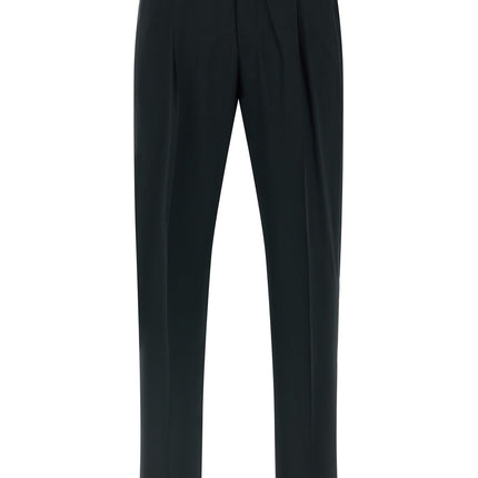 PT Torino Black Virgin Wool Pants