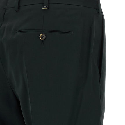 PT Torino Black Virgin Wool Pants