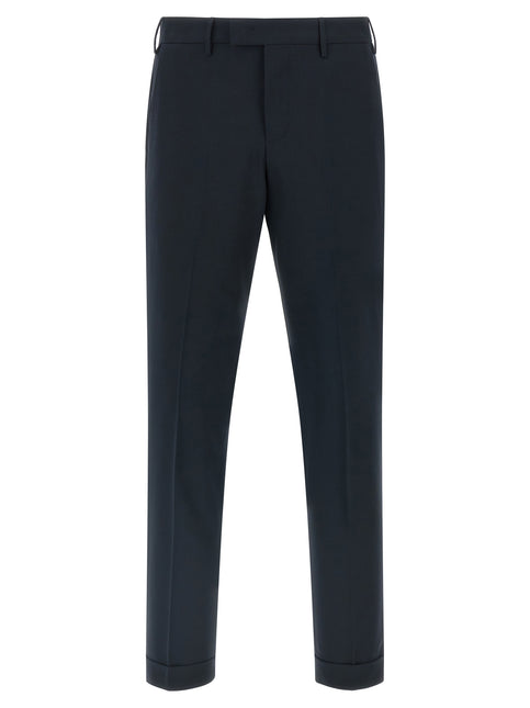 PT Torino Blue Virgin Wool Dress Pants