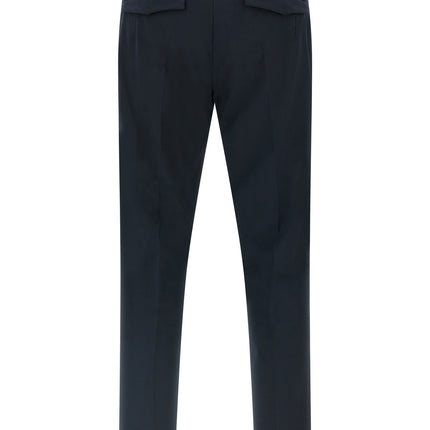 PT Torino Blue Virgin Wool Dress Pants