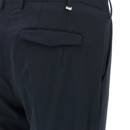PT Torino Blue Virgin Wool Dress Pants